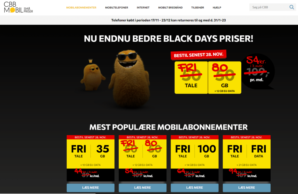 Mobile Networks in Denmark - CBB